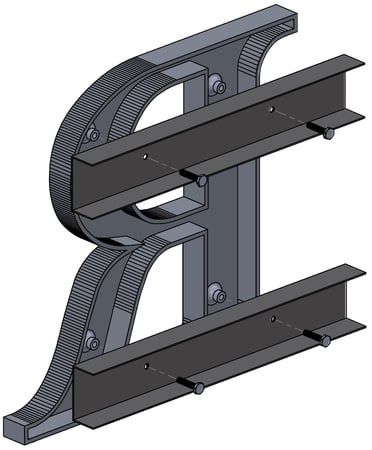 Cast metal. Адаптер на Гемини. Логотипы на Metal Mount. Gemini 31292. Double in Mount.