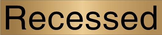 recessed